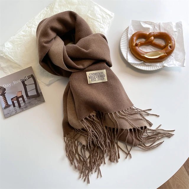 100% Wool Scarf for Men and Women – Super Soft and Warm