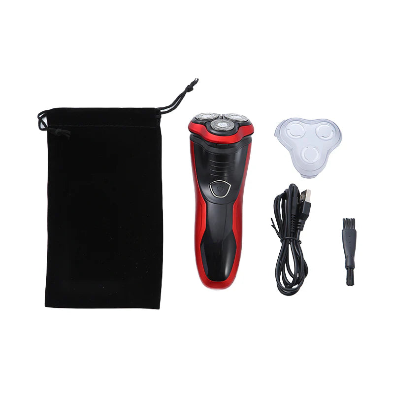 Harwelton™ Rotary Electric Shaver for Men with 3D Heads and Pop-Up Trimmer
