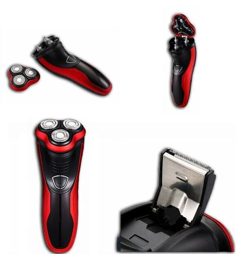Harwelton™ Rotary Electric Shaver for Men with 3D Heads and Pop-Up Trimmer