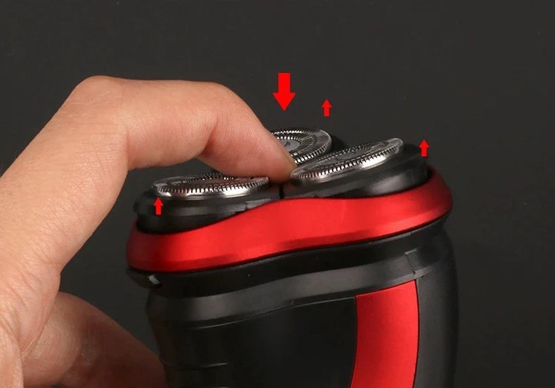 Harwelton™ Rotary Electric Shaver for Men with 3D Heads and Pop-Up Trimmer
