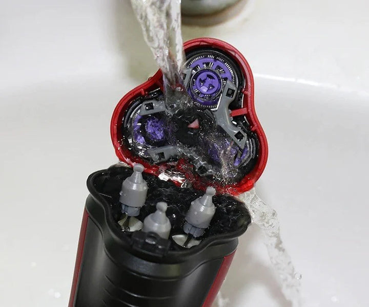 Harwelton™ Rotary Electric Shaver for Men with 3D Heads and Pop-Up Trimmer