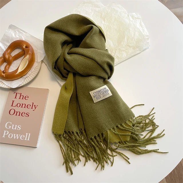 100% Wool Scarf for Men and Women – Super Soft and Warm