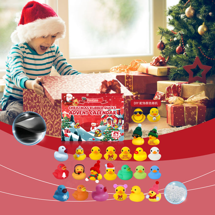 Harwelton Rubber Duck Advent Calendar with 24 Christmas Ducks