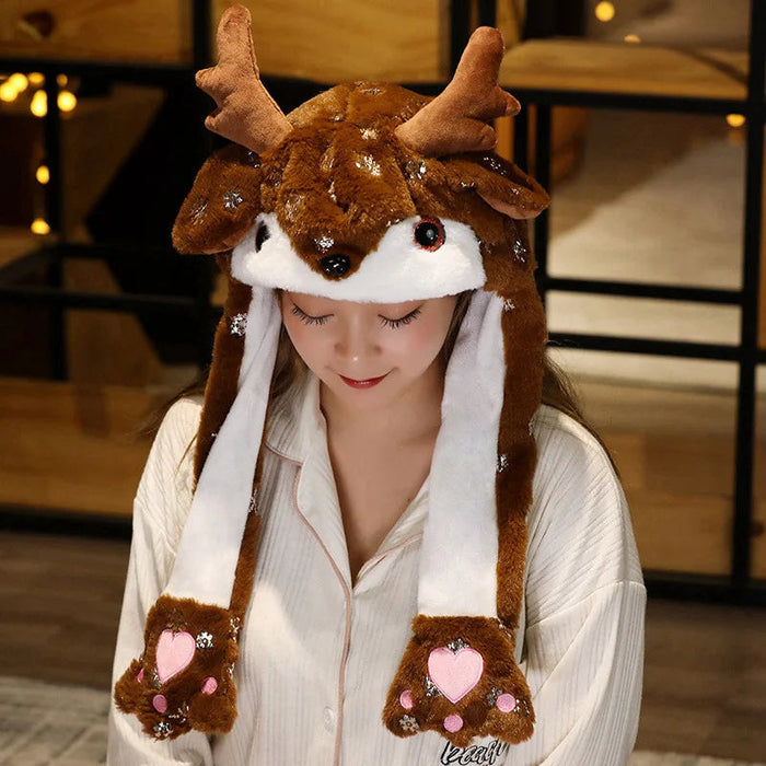 Harwelton™ Plush Santa Hat with Thick Lining for Christmas Parties