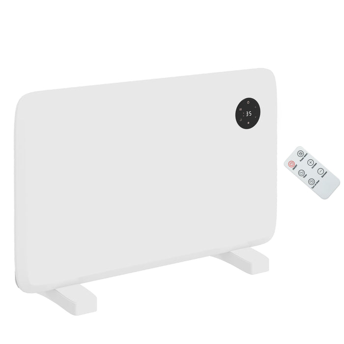 Harwelton White Panel Heater 1200W, Wall or Freestanding
