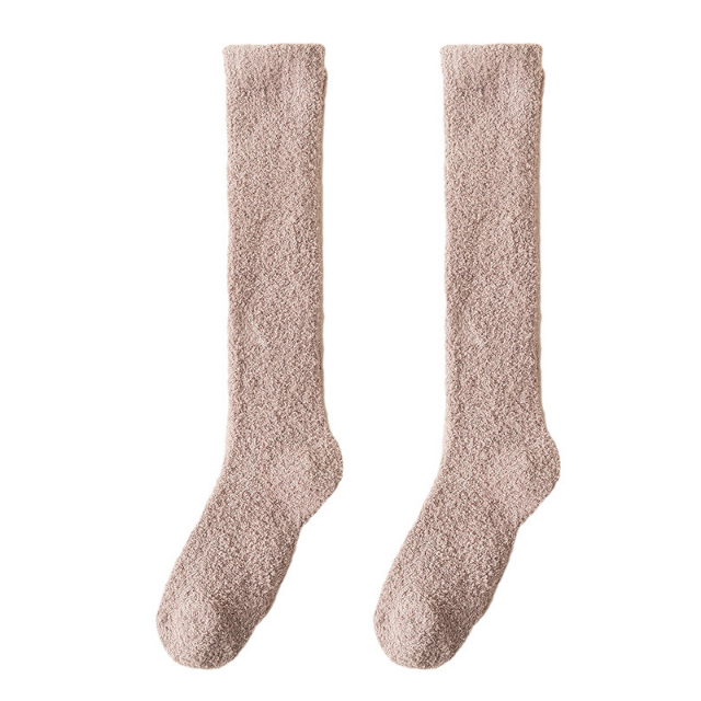 Harwelton™ Extra-Long Coral Fleece Winter Socks for Cosy Feet