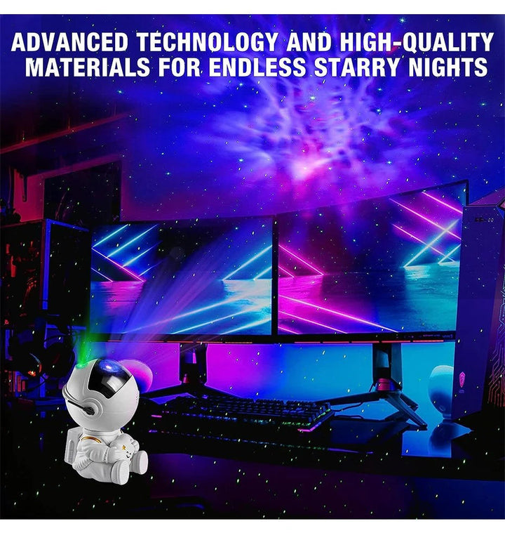 Galaxy Star Projector with Nebula, Moon Lamp and Remote