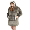 Navy oversized wearable blanket hoodie