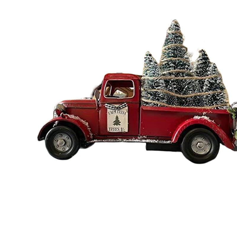 Harwelton™ Red Farm Truck Christmas Ornament with Detachable Tree