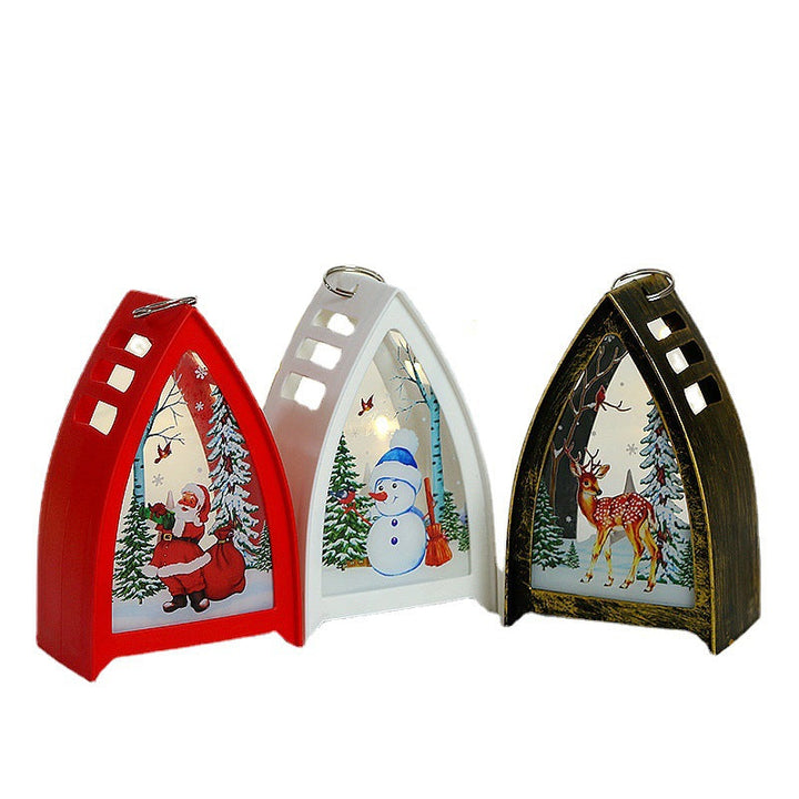 Hand-Painted LED Christmas Figures – Santa, Snowman and Reindeer