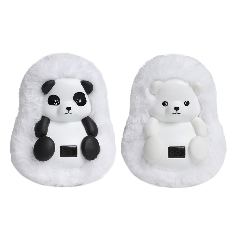 Harwelton™ Rechargeable Plush Hand Warmer in a Cuddly Animal Design