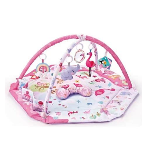Baby Play Gym and Activity Mat with Arches and Hanging Toys