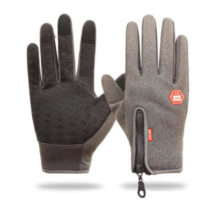 Harwelton Touchscreen Winter Gloves with Zip Cuff and Fleece Lining