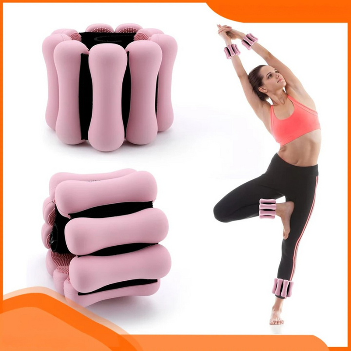 Harwelton™ Silicone Ankle &amp; Wrist Weights with Anti-Slip Fit