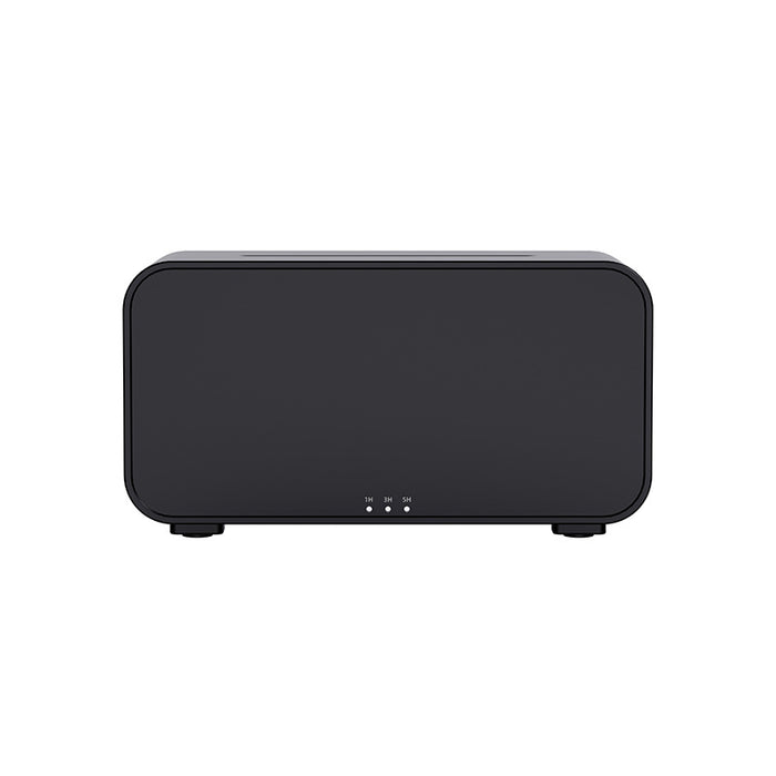Harwelton Flame effect aroma diffuser with timer, black or white