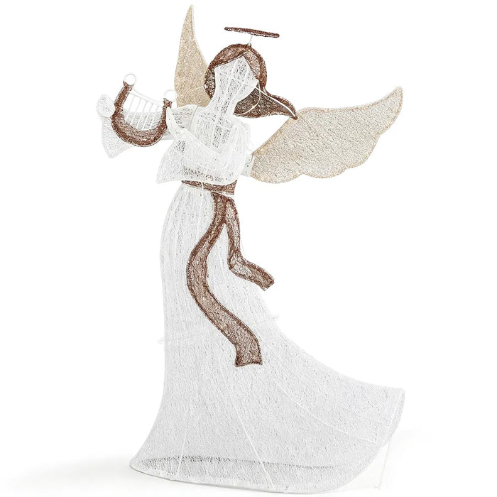Harwelton Christmas Angel with Moving Wings and 102 Warm LEDs