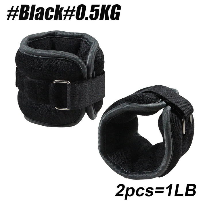 Adjustable Ankle and Wrist Weights with Secure Double Strap