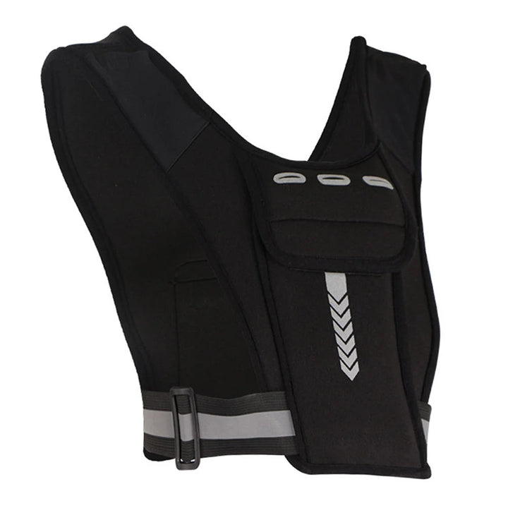 Reflective Running Vest Chest Bag with Large Phone Pocket