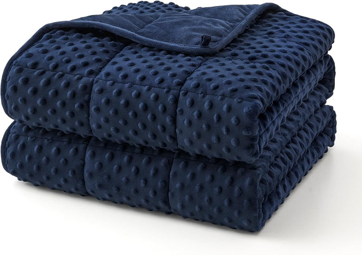 Weighted Blanket with Dot Texture and Cooling Microfibre