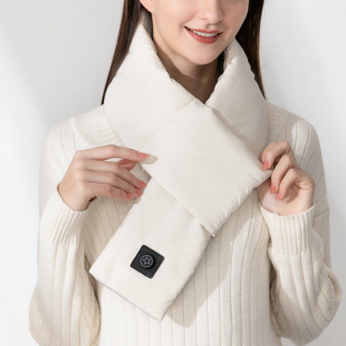 Harwelton™ Heated Neck Scarf with 3 Heat Settings, Soft Cotton
