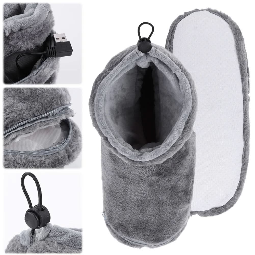 Harwelton™ USB Heated Slippers with Soft Plush for Toasty Feet