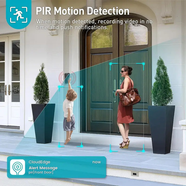 Wireless WiFi Video Doorbell with 1080p HD and Night Vision