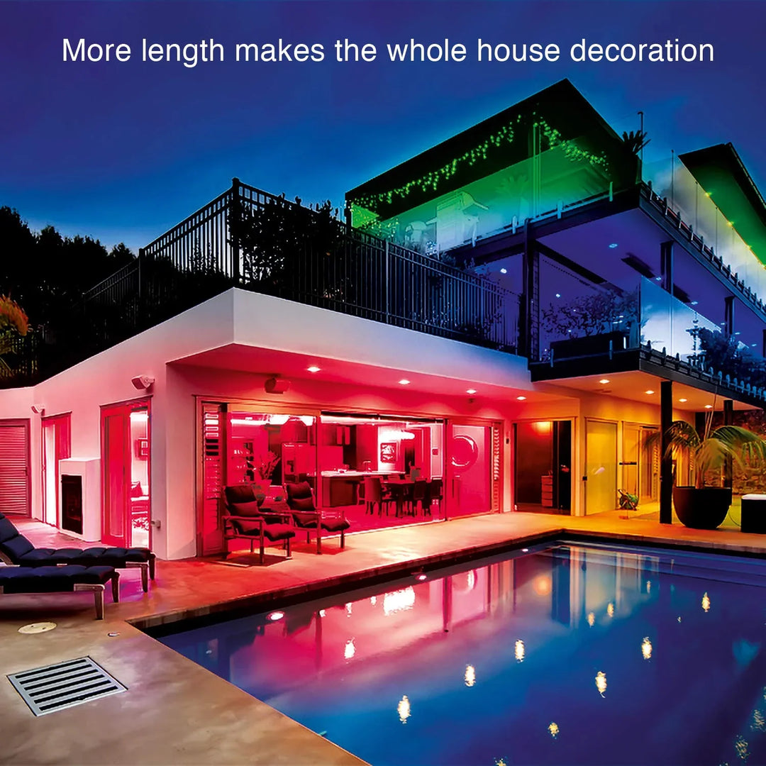 Harwelton™ 10 m RGB LED Strip Lights with 44-Key Remote and 16 Colours