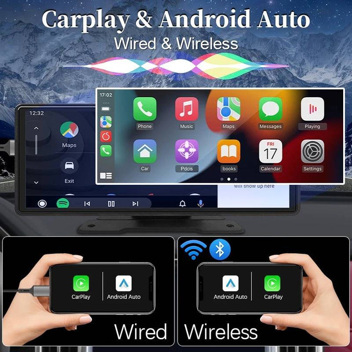 10.26-Inch Touchscreen Car Stereo with CarPlay and Reversing Camera