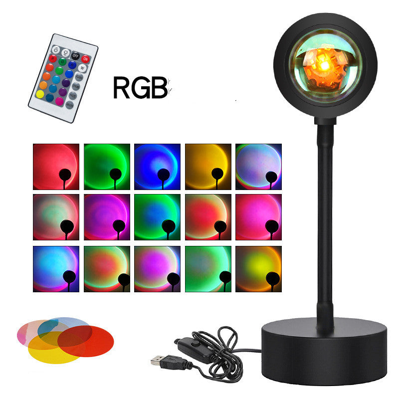 Sunset Projection Lamp, Adjustable Wall Night Light Decoration