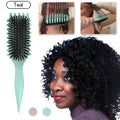 Harwelton™ Boar Bristle Curl Brush for Defined, Tangle-Free Curls