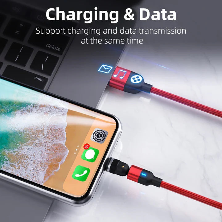 Harwelton™ 3-in-1 Magnetic Charging Cable for iPhone, Android and USB-C