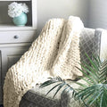 Harwelton™ Chunky Cable-Knit Throw Blanket with a Gently Weighted Feel