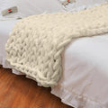 Harwelton™ Chenille Chunky Knit Throw with Oversized Loop Stitches