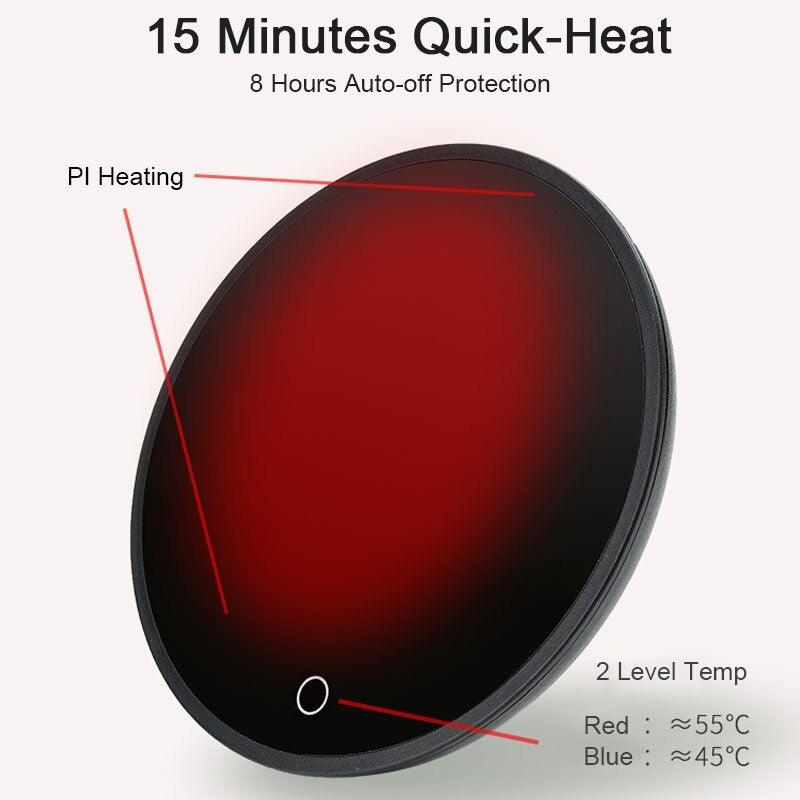 Harwelton™ Electric Mug Warmer for Hot Tea &amp; Coffee