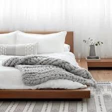 Chunky Knit Blanket, Super Thick and Cloud-Soft
