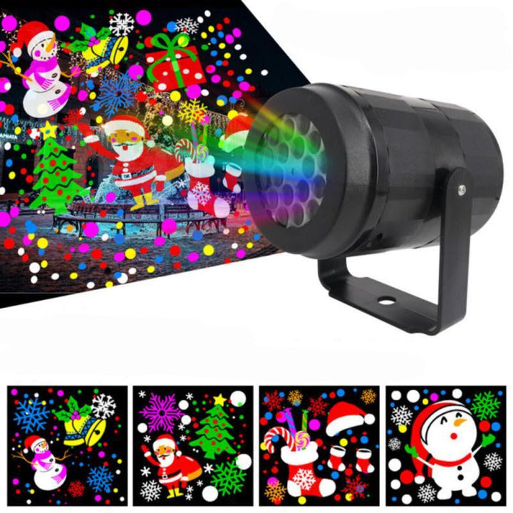Christmas Snowflake Projector with 16 Festive Patterns