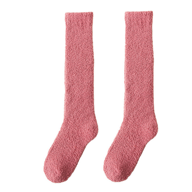 Harwelton™ Extra-Long Coral Fleece Winter Socks for Cosy Feet