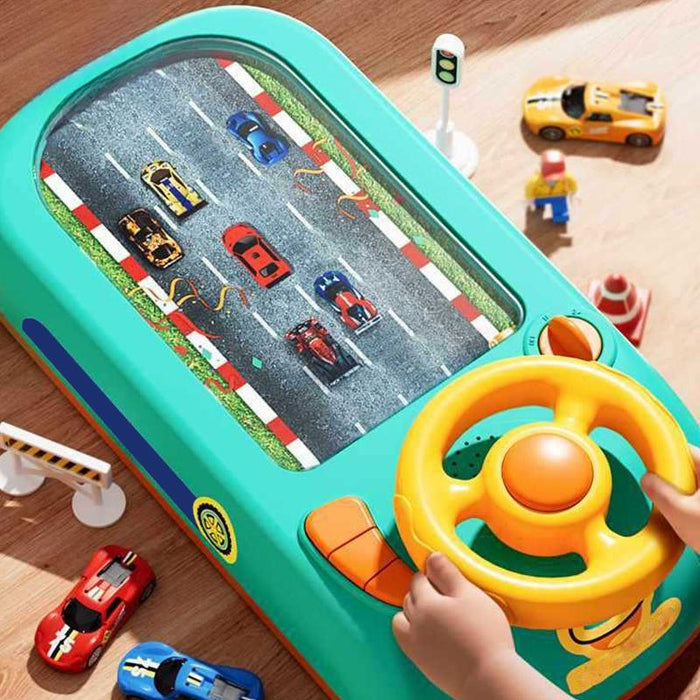 Harwelton™ Kids' Steering Wheel Racing Game with 200+ Levels and Sound