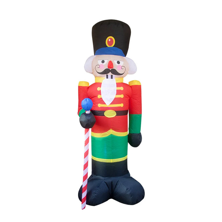 Inflatable Christmas Figure with LED Lights, 1.5 m Tall