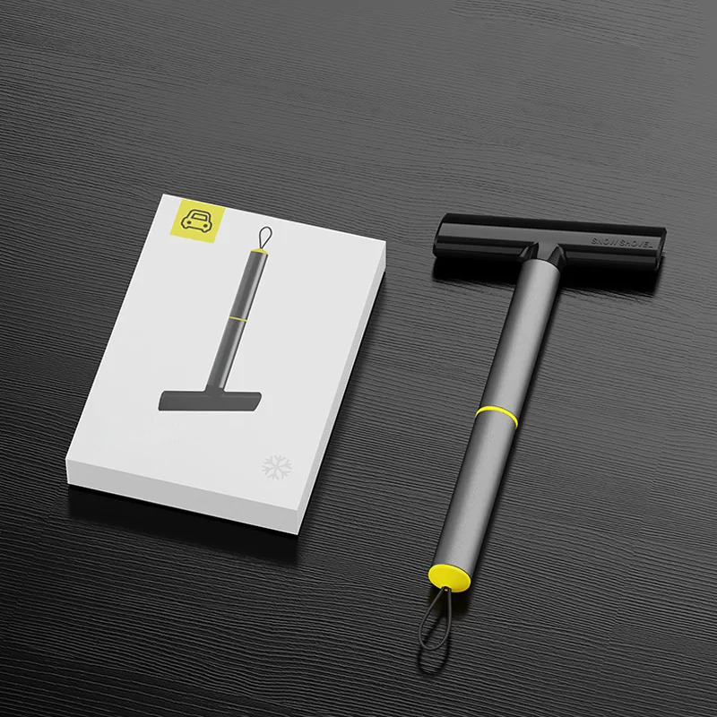 Harwelton™ 2-in-1 Ice Scraper and Snow Shovel with Long Non-Slip Handle