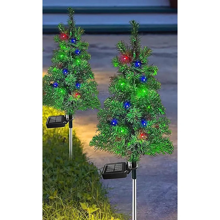 Harwelton Solar Christmas Tree Stake Lights for the Garden