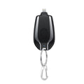 Keychain mini power bank attached to keys