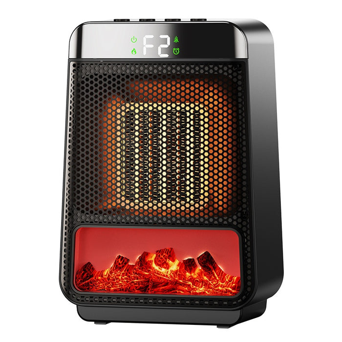 Harwelton Ceramic fan heater with 3D flame effect