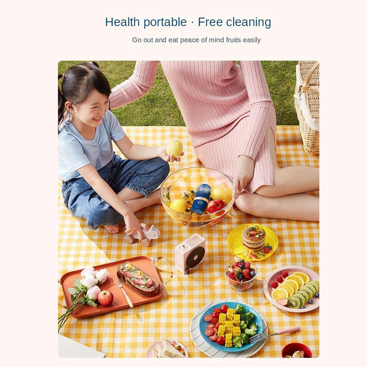 Capsule Vegetable Washing Machine | Automatic Fruits &amp; Vege Disinfector Home Pesticide Cleaner