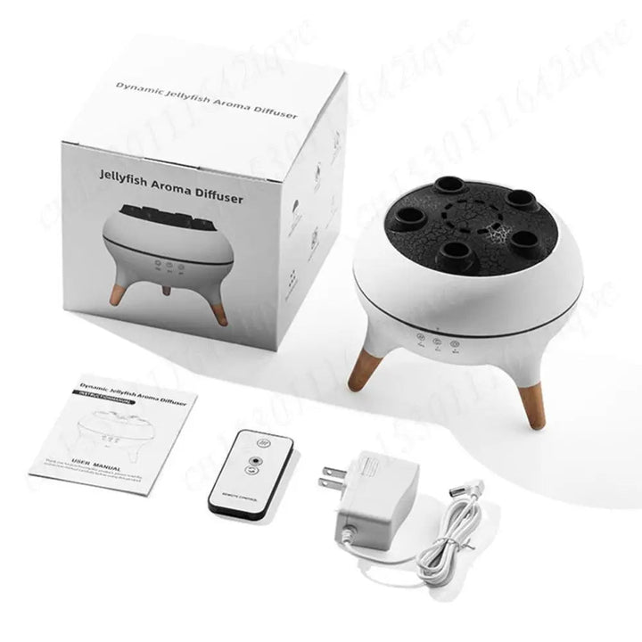 Harwelton™ Jellyfish Humidifier &amp; Aroma Diffuser with Mist Rings