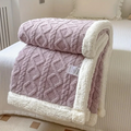Harwelton™ Tufted Sherpa Fleece Blanket with a Cloud-Soft Feel