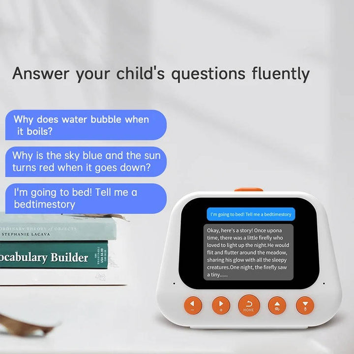Harwelton™ AI Talking Alarm Clock for Kids with Sleep Sounds and Study Timer