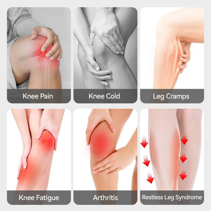 Cordless Heated Knee Massager with Vibration – Harwelton