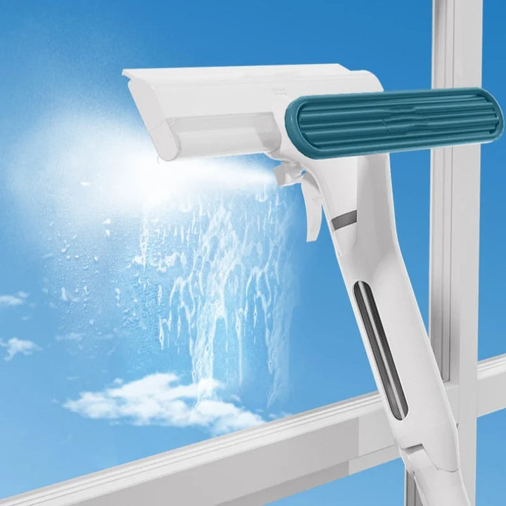 Window Cleaning Spray Mop with Squeegee and Extendable Handle