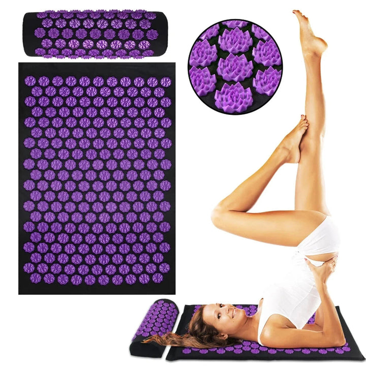 Harwelton™ Acupressure Mat with Pillow for Relaxing at Home